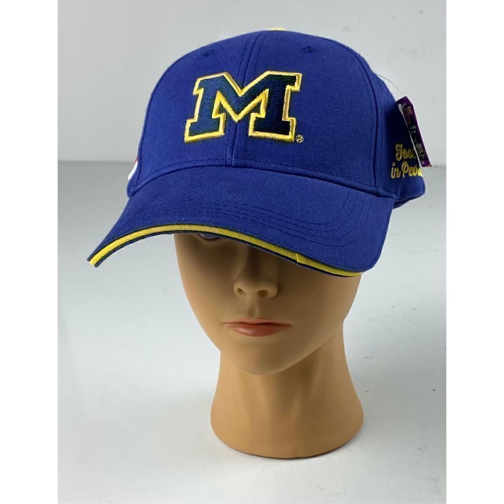 NOS Michigan Wolverines Hat Cap 2018 Original Outback Bowl Rare VHTF Mint Blue K